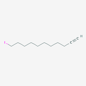 molecular formula C11H19I B14010447 11-Iodo-1-undecyne CAS No. 2468-57-7