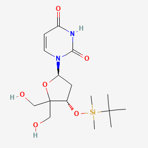 2-Deoxy-3-O-T-butyldimethylsilyl-4-hydroxymethyluridine