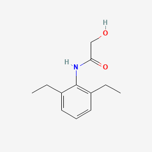 molecular formula C12H17NO2 B14010511 2-Hydroxy-2',6'-diethylacetanilide CAS No. 52559-52-1