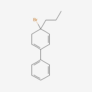 molecular formula C15H17Br B14010546 4-Bromo-4-Propylbiphenyl 