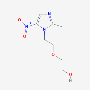 molecular formula C8H13N3O4 B140106 2-(2-(2-Methyl-5-nitro-1H-imidazol-1-yl)ethoxy)ethanol CAS No. 16156-94-8