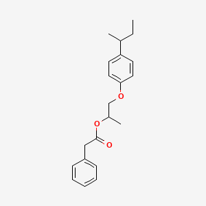 1-(4-Butan-2-ylphenoxy)propan-2-yl 2-phenylacetate