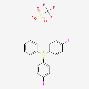 [Bis(4-iodophenyl)]phenylsulfanium trifluoromethanesulfonate