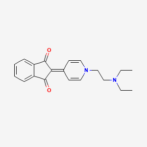 2-[1-(2-Diethylaminoethyl)pyridin-4-ylidene]indene-1,3-dione