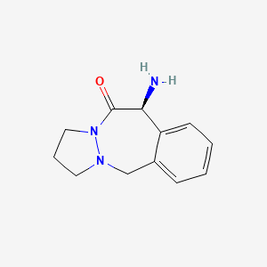 (S)-10-Amino-2,3,5,10-tetrahydro-1H,11H-benzo[d]pyrazolo[1,2-a][1,2]diazepin-11-one