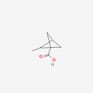 molecular formula C7H10O2 B14010729 2-Methylbicyclo[1.1.1]pentane-1-carboxylic acid 