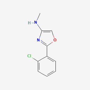 2-(2-chlorophenyl)-N-methyl-1,3-oxazol-4-amine