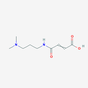 molecular formula C9H16N2O3 B14010756 N-(3-Dimethylaminopropyl)maleamidic acid 