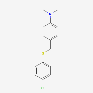 4-{[(4-Chlorophenyl)sulfanyl]methyl}-N,N-dimethylaniline