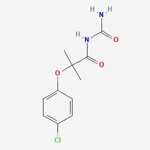 N-carbamoyl-2-(4-chlorophenoxy)-2-methylpropanamide