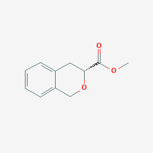 molecular formula C11H12O3 B14010802 Methyl (R)-isochromane-3-carboxylate 