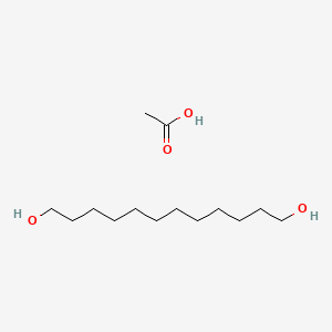 Acetic acid;dodecane-1,12-diol