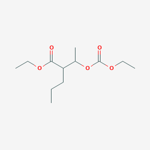 Ethyl 2-{1-[(ethoxycarbonyl)oxy]ethyl}pentanoate