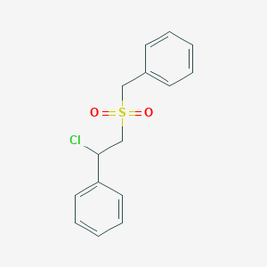 Benzene,[[(2-chloro-2-phenylethyl)sulfonyl]methyl]-