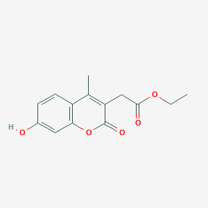 Ethyl 2-(7-hydroxy-4-methyl-2-oxo-2H-chromen-3-YL)acetate