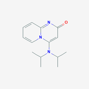 molecular formula C14H19N3O B14010889 4-[Di(propan-2-yl)amino]pyrido[1,2-a]pyrimidin-2-one CAS No. 84292-27-3