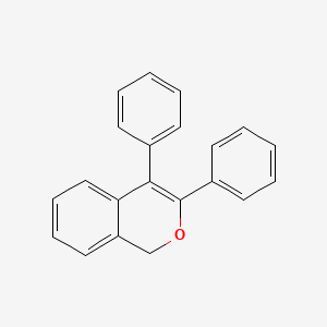 molecular formula C21H16O B14010965 3,4-Diphenyl-1H-2-benzopyran CAS No. 54193-70-3