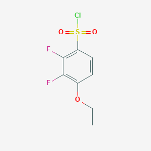 molecular formula C8H7ClF2O3S B1401101 4-Ethoxy-2,3-difluorobenzenesulfonyl chloride CAS No. 293299-90-8