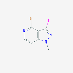 4-Bromo-3-iodo-1-methyl-1H-pyrazolo[4,3-c]pyridine