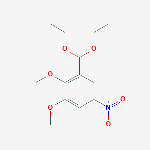 1-(Diethoxymethyl)-2,3-dimethoxy-5-nitrobenzene