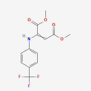 Dimethyl2-[4-(trifluoromethyl)anilino]but-2-enedioate