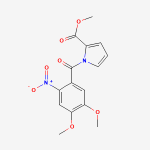 Methyl 1-(4,5-dimethoxy-2-nitrobenzoyl)pyrrole-2-carboxylate