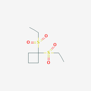 Cyclobutane,1,1-bis(ethylsulfonyl)-