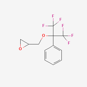 2-[(1,1,1,3,3,3-Hexafluoro-2-phenylpropan-2-yl)oxymethyl]oxirane