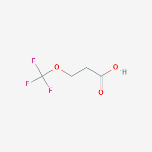 molecular formula C4H5F3O3 B1401109 3-(Trifluoromethoxy)propanoic acid CAS No. 1483237-81-5