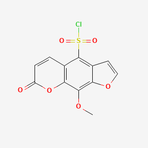 7H-Furo[3,2-g][1]benzopyran-4-sulfonyl chloride, 9-methoxy-7-oxo-