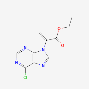 Ethyl 2-(6-chloro-9H-purin-9-YL)acrylate