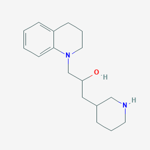 1-(3,4-Dihydroquinolin-1(2h)-yl)-3-(piperidin-3-yl)propan-2-ol