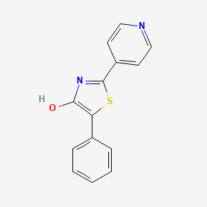 5-Phenyl-2-(4-pyridinyl)-4-thiazolol