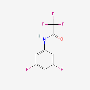 molecular formula C8H4F5NO B1401114 N-(3,5-difluorophenyl)-2,2,2-trifluoroacetamide CAS No. 1378573-08-0