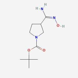 tert-Butyl 3-(N-hydroxycarbamimidoyl)pyrrolidine-1-carboxylate