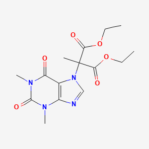 molecular formula C15H20N4O6 B14011150 Lithium nickel fluoride CAS No. 62787-55-7