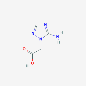 molecular formula C4H6N4O2 B1401116 (5-Amino-1h-1,2,4-triazol-1-yl)acetic acid CAS No. 1341722-85-7