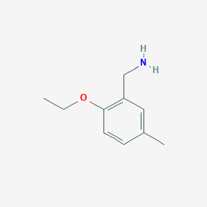molecular formula C10H15NO B1401132 (2-Ethoxy-5-methylphenyl)methanamine CAS No. 1344224-60-7