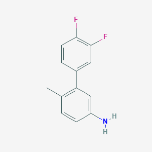 molecular formula C13H11F2N B1401133 3-(3,4-二氟苯基)-4-甲基苯胺 CAS No. 1225836-10-1