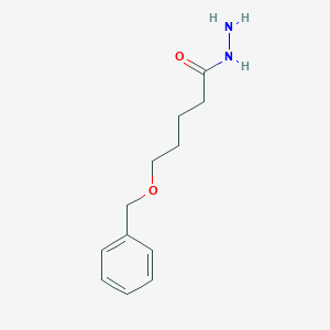 molecular formula C12H18N2O2 B1401138 5-(苄氧基)戊酰肼 CAS No. 1339495-04-3