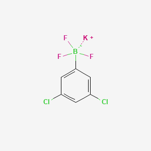 molecular formula C6H3BCl2F3K B1401146 3,5-二氯苯基三氟硼酸钾 CAS No. 929626-20-0