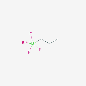 molecular formula C3H7BF3K B1401160 三氟(丙基)硼酸钾 CAS No. 897067-94-6