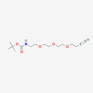 tert-Butyl (2-(2-(2-(but-3-yn-1-yloxy)ethoxy)ethoxy)ethyl)carbamate