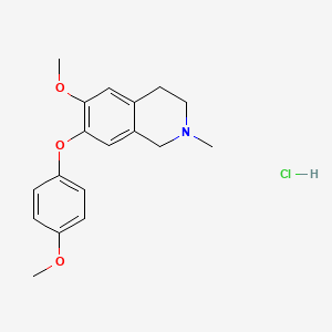 6-methoxy-7-(4-methoxyphenoxy)-2-methyl-3,4-dihydro-1H-isoquinoline