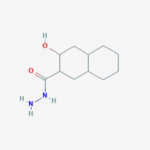 3-Hydroxy-1,2,3,4,4a,5,6,7,8,8a-decahydronaphthalene-2-carbohydrazide