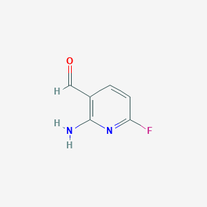 2-Amino-6-fluoronicotinaldehyde