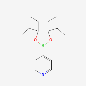 4-(4,4,5,5-Tetraethyl-1,3,2-dioxaborolan-2-yl)pyridine