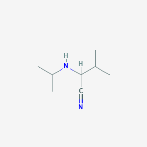 3-Methyl-2-(propan-2-ylamino)butanenitrile