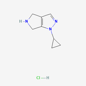 1-Cyclopropyl-1,4,5,6-tetrahydropyrrolo[3,4-c]pyrazole hydrochloride