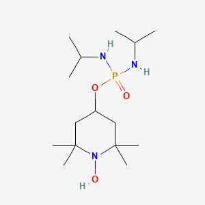 1-Hydroxy-2,2,6,6-tetramethylpiperidin-4-yl N,N'-dipropan-2-ylphosphorodiamidate